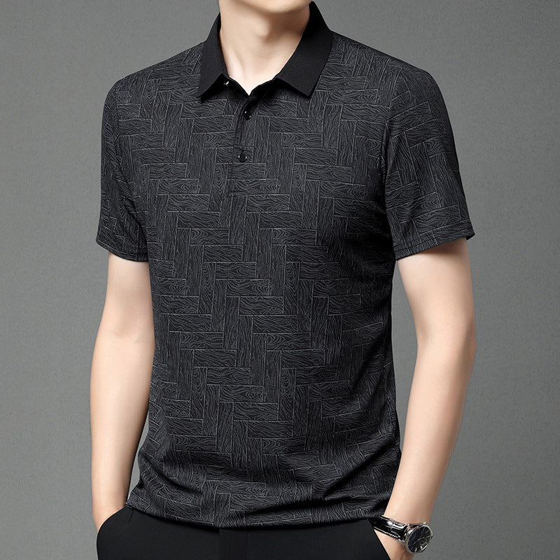 Ronaldo Geometric Polo Shirt