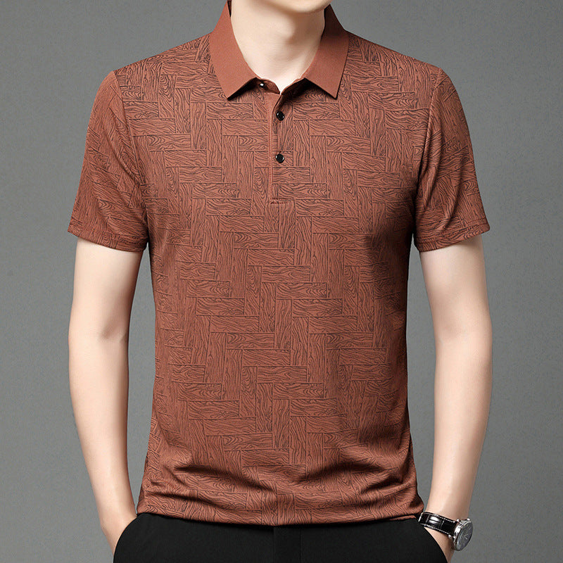 Ronaldo Geometric Polo Shirt