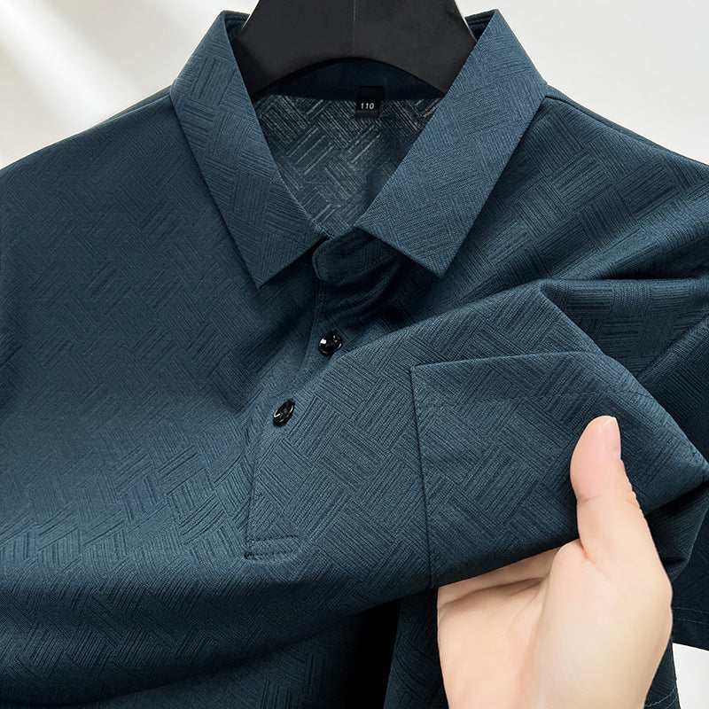 Luca Geometric Polo Shirt