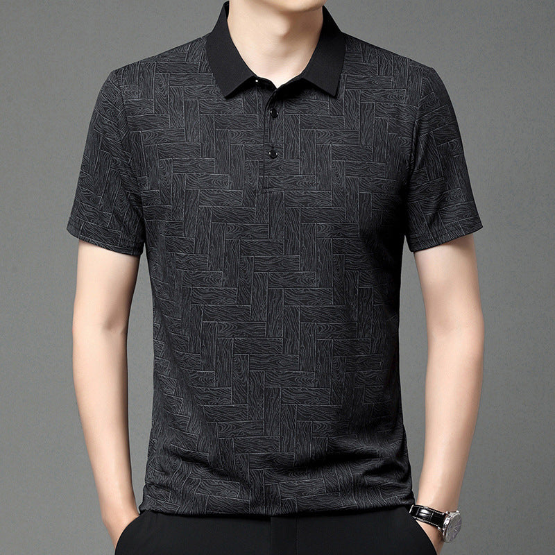 Ronaldo Geometric Polo Shirt