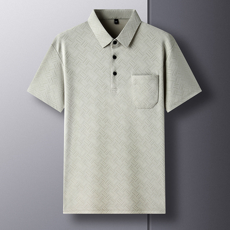 Luca Geometric Polo Shirt