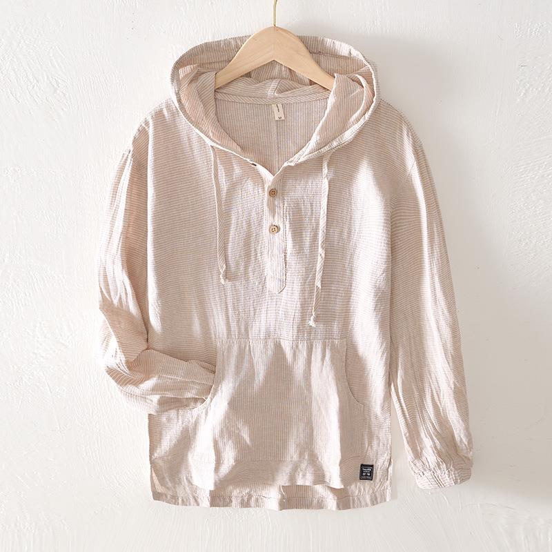 Oxford Linen Hoodie