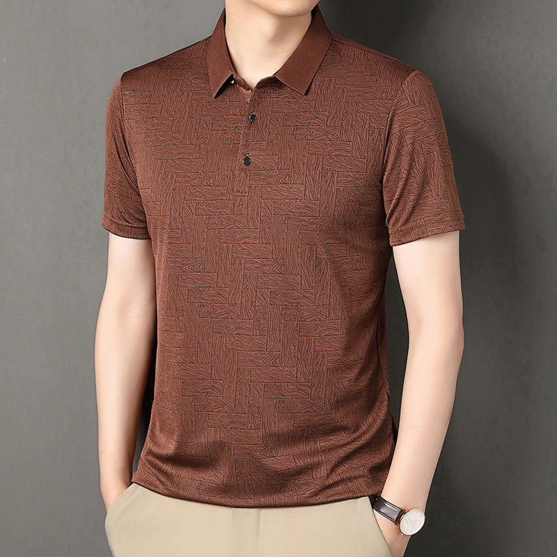 Ronaldo Geometric Polo Shirt