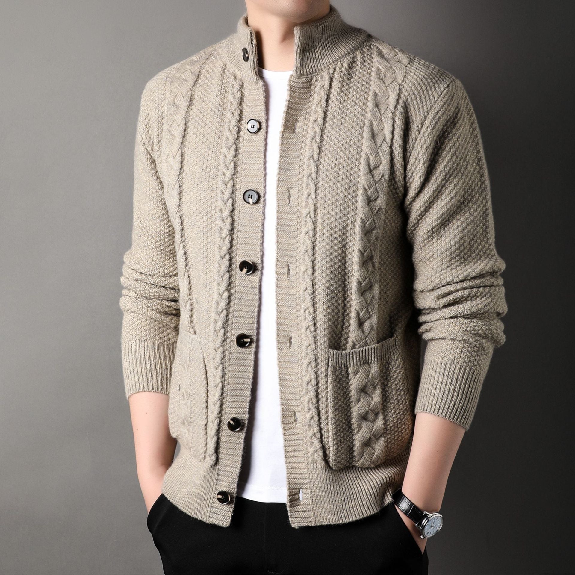 Varsity Knit Cardigan