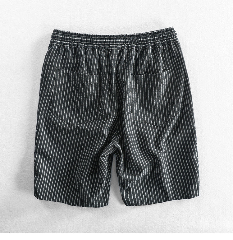 Lusso Linen Pinstripe Shorts