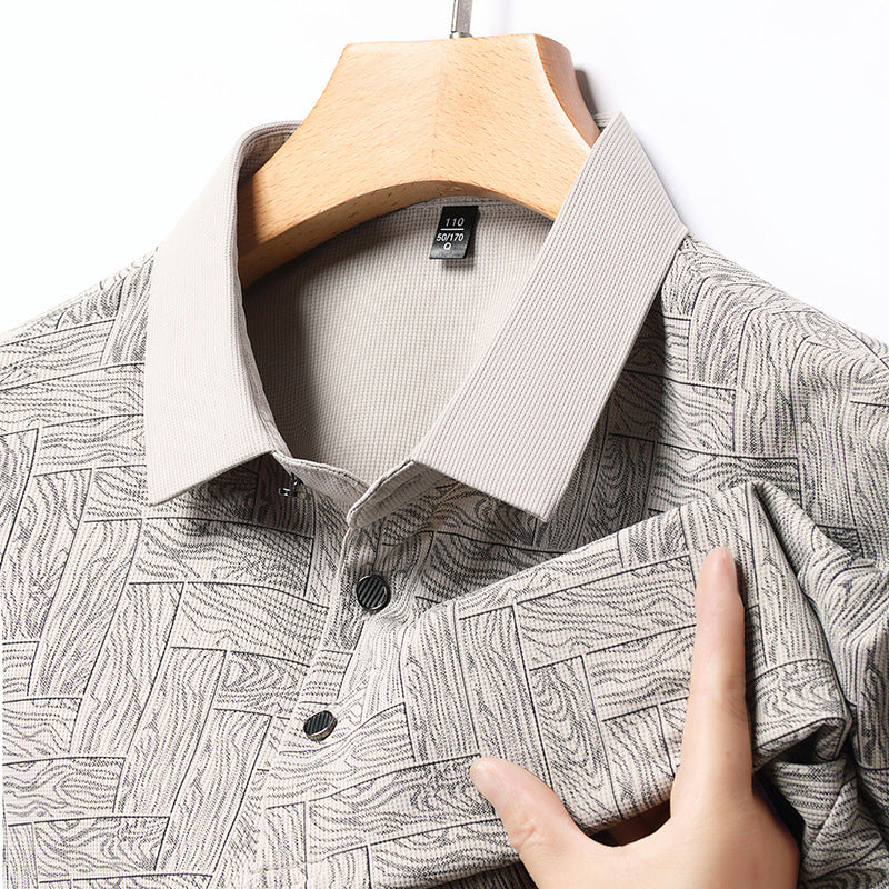 Ronaldo Geometric Polo Shirt