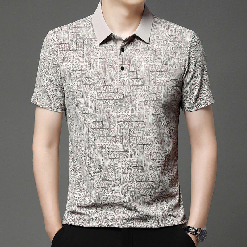 Ronaldo Geometric Polo Shirt