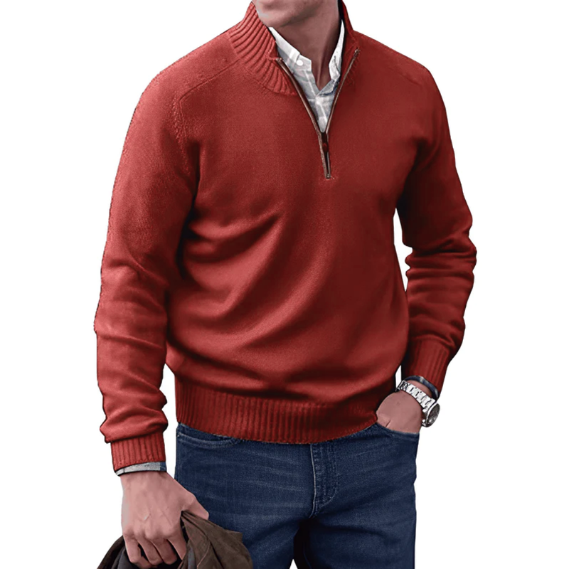 Noah | Elegant zippered sweater