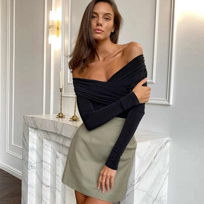 Cory | Off Shoulder Cross-Top