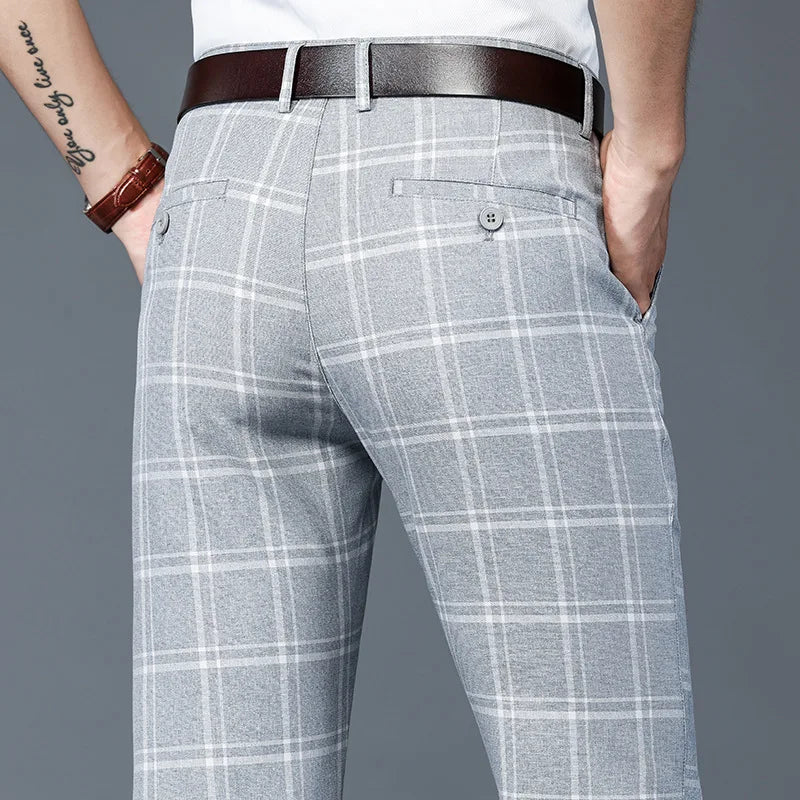 Plaid Dress Pants