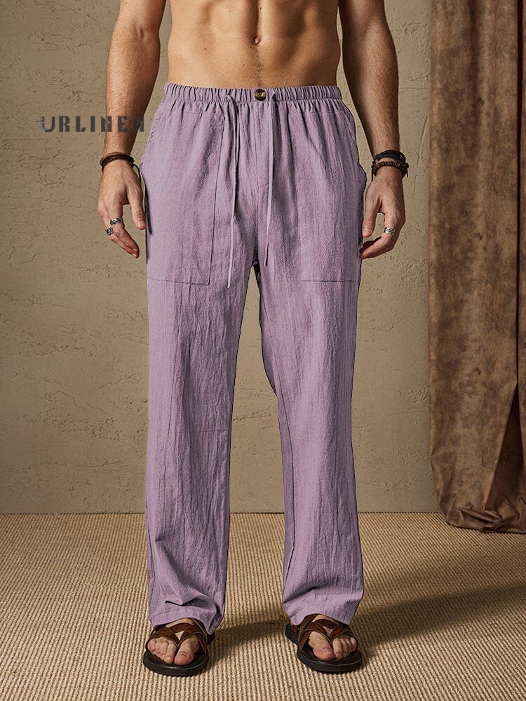 Casual Cotton-Linen Pants