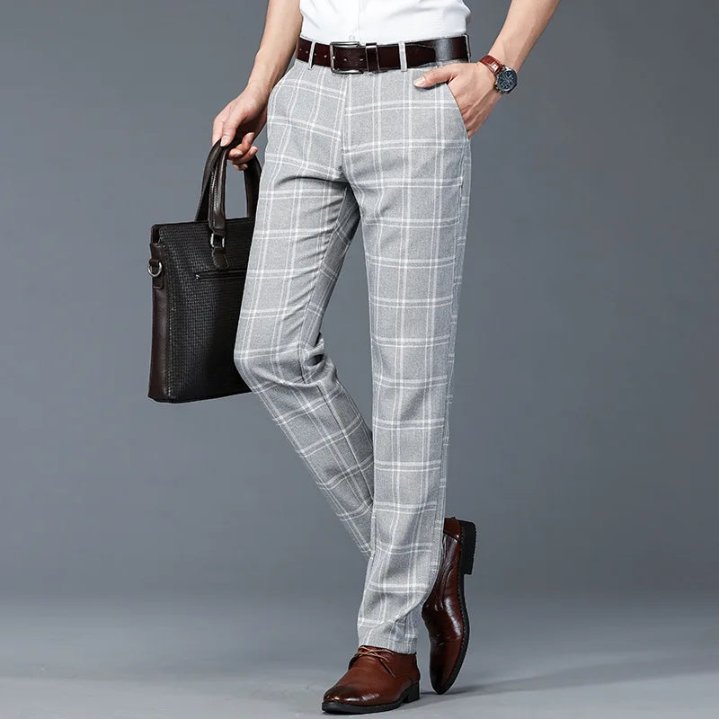 Plaid Dress Pants