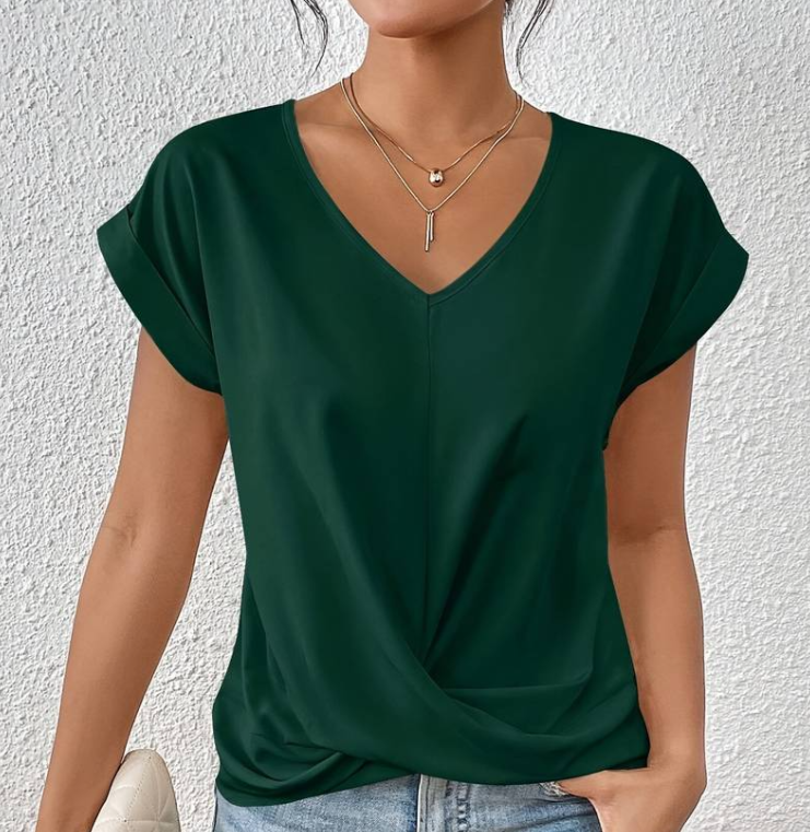 Casual V-Neck T-Shirt