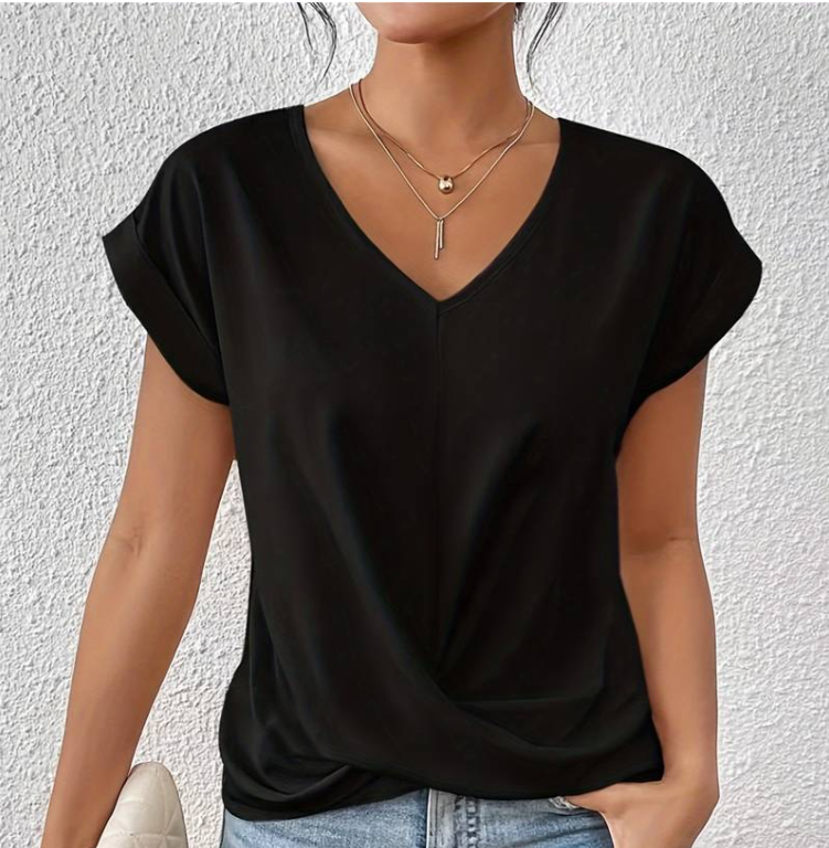 Casual V-Neck T-Shirt