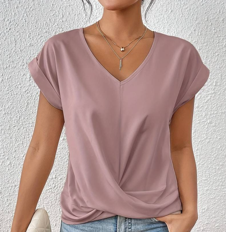 Casual V-Neck T-Shirt