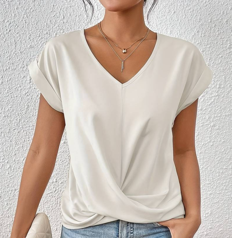 Casual V-Neck T-Shirt