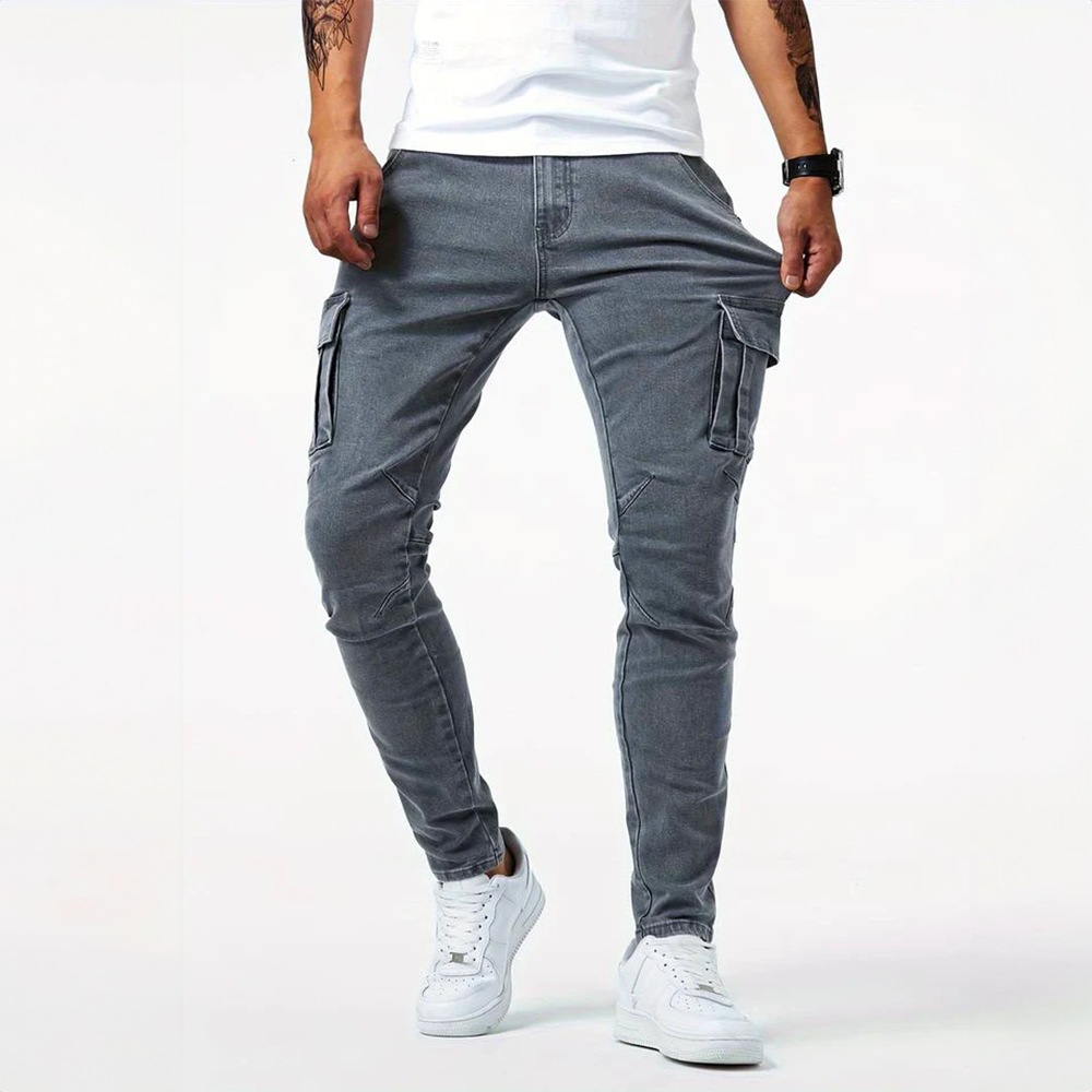 Vienna Denim Cargo Jeans