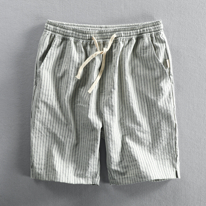 Lusso Linen Pinstripe Shorts