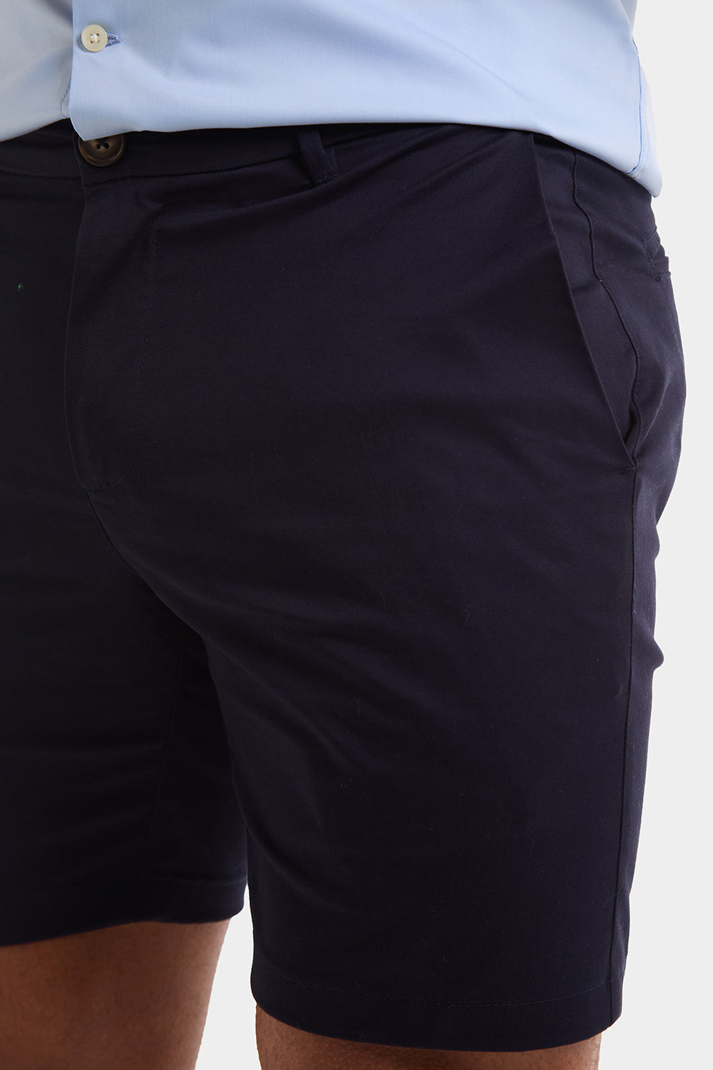 Hercules Muscle-Fit Chino Shorts Navy