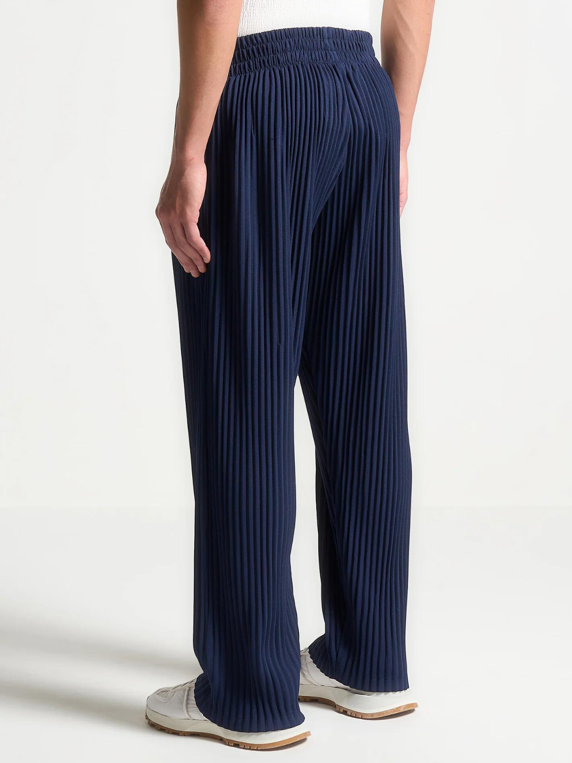 Santorini Pleated Trousers Blue