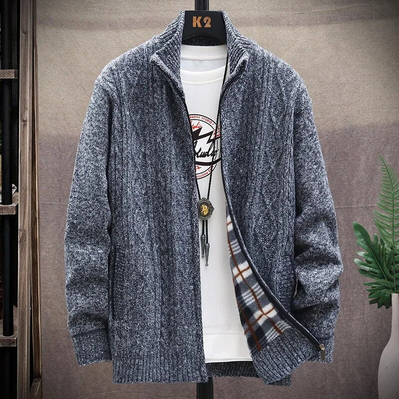 Hype Cable-Knit Jacket