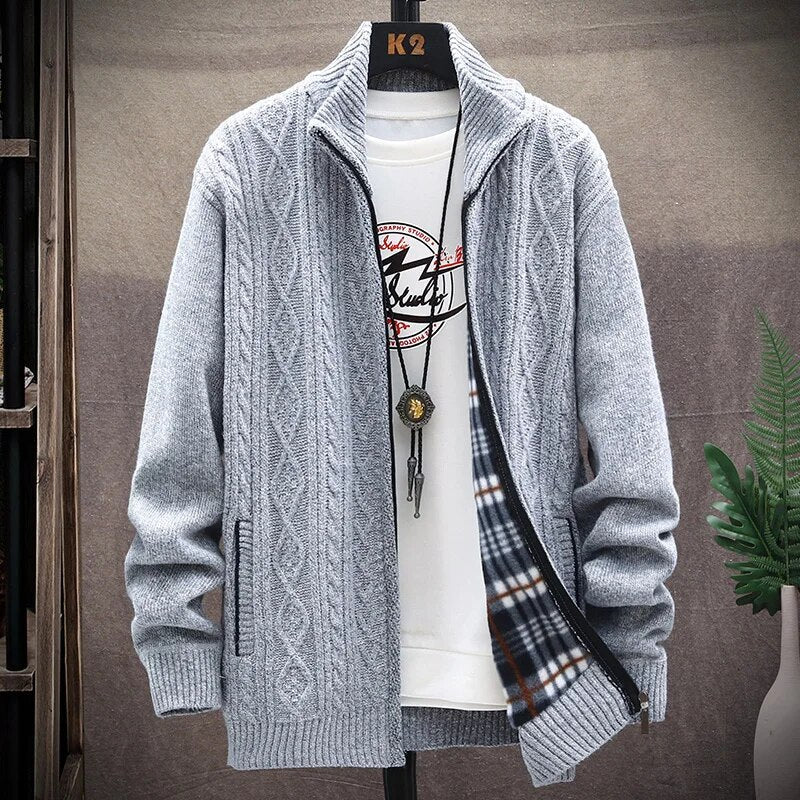 Hype Cable-Knit Jacket