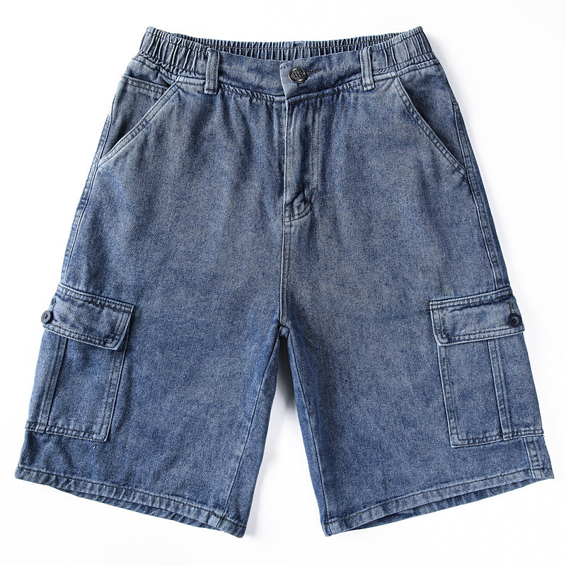 Bermuda Denim Cargo Shorts