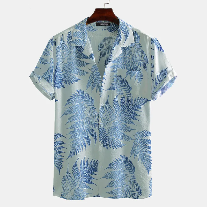 Sunny Palm Cotton Shirt