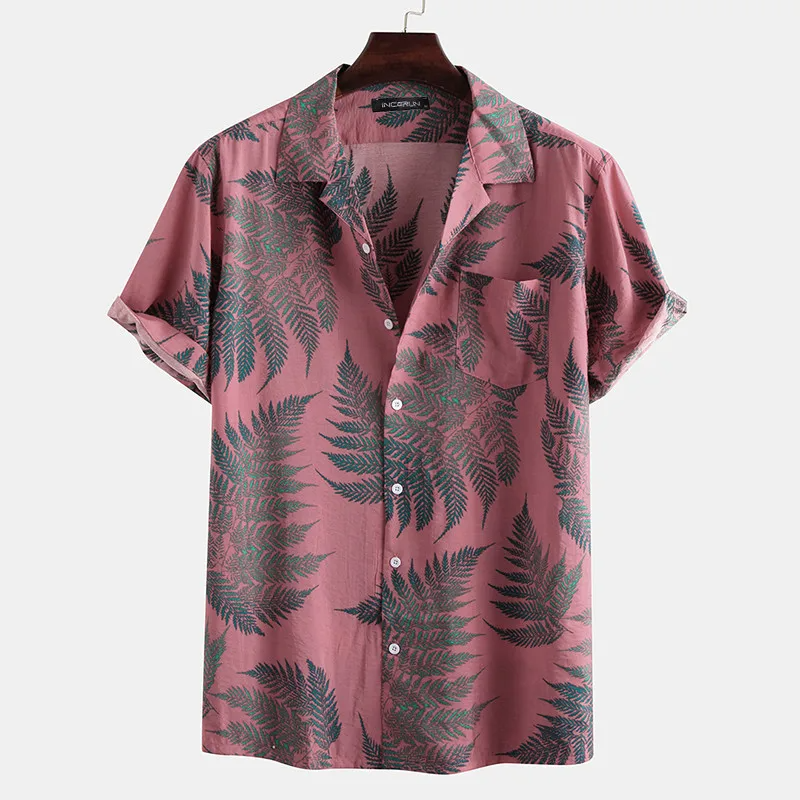 Sunny Palm Cotton Shirt