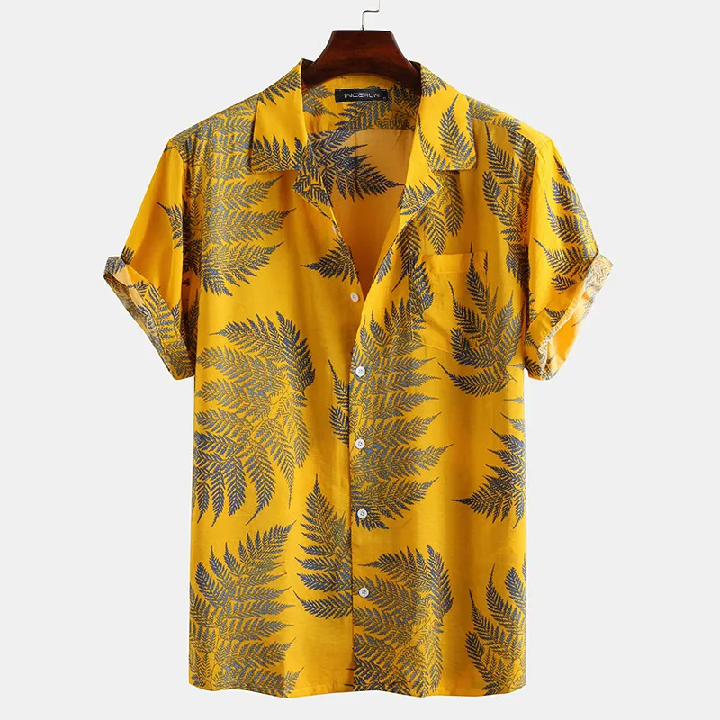 Sunny Palm Cotton Shirt