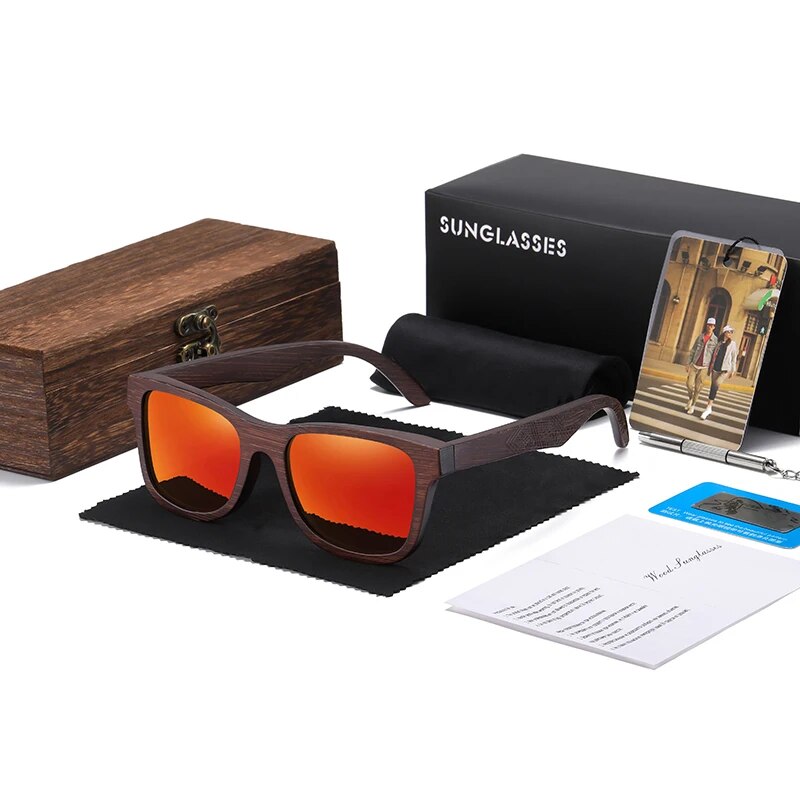 Bamboo Wooden Polarized Shades