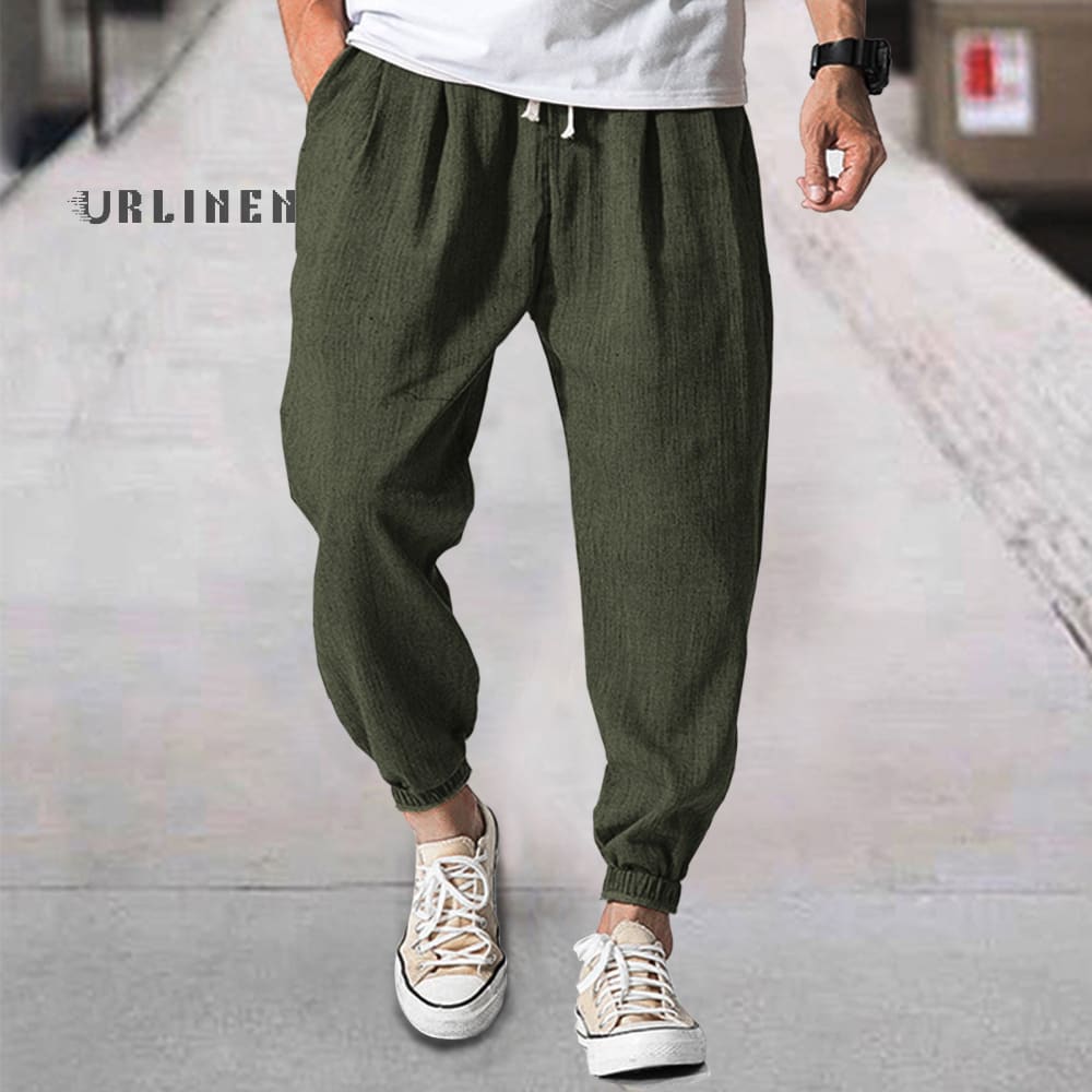 Linen Casual Harem Pants