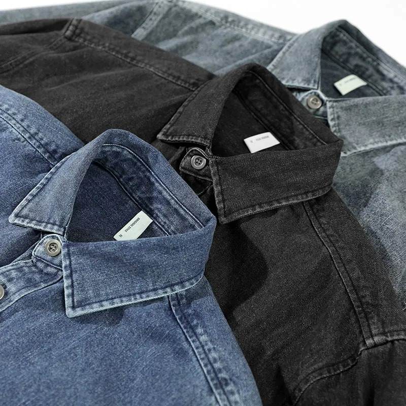 Florence Stone-Washed Denim Shirt