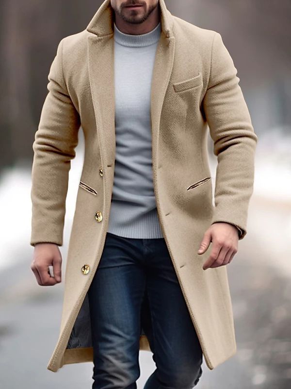 Essential Buttoned Trench Coat