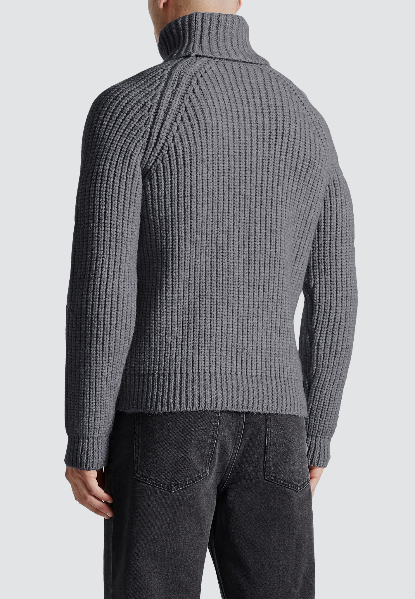 Santoni Turtleneck Jumper Gray