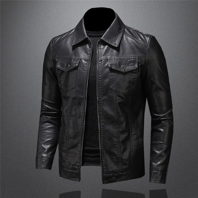 Joshua | Classic Leather jacket